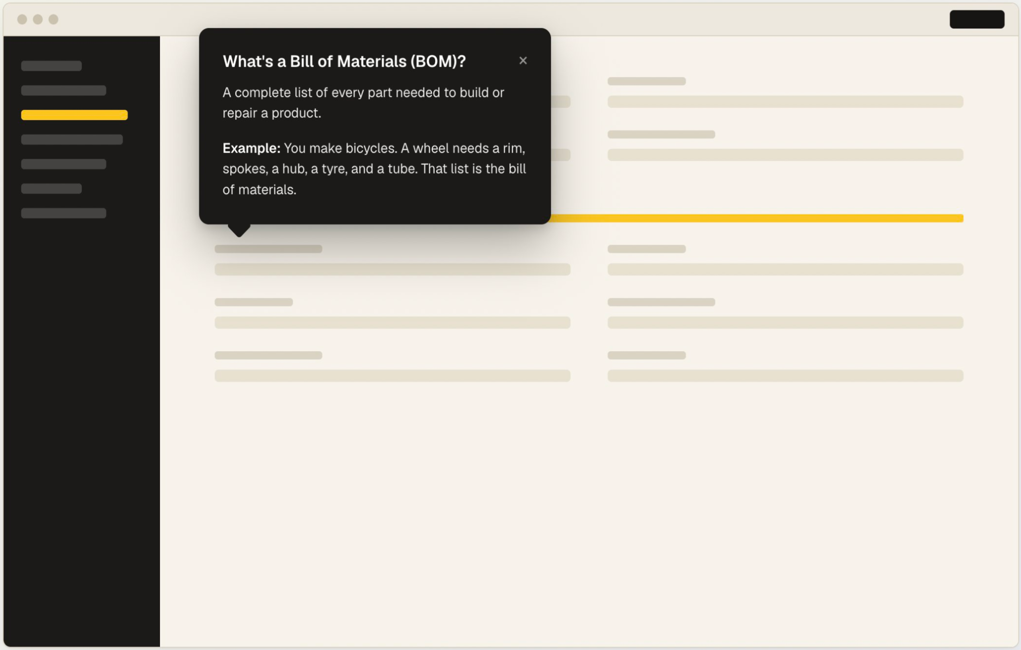 Syncron contextual help